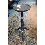 A GEORGE III STYLE MAHOGANY WINE TABLE