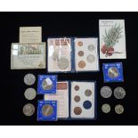 A COLLECTION OF COMMEMORATIVE COINS