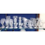 A COLLECTION OF 19TH CENTURY GLASSWARE