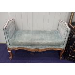 A LOUIS XV STYLE WINDOW SEAT