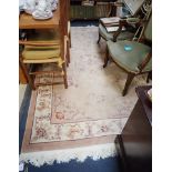 A CREAM CHINESE RUG