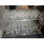 A COLLECTION OF CUT GLASSWARE