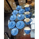 A COLLECTION OF T. G. GREEN 'BLUE DOMINO' TEAWARE