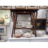 AN ARTS AND CRAFTS STYLE MAHOGANY SIDE TABLE