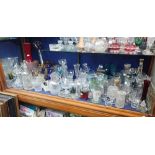 A COLLECTION OF GLASSWARE