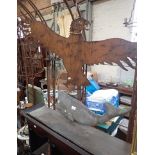 A COPPER WHALE , FROM A WEATHER VANE