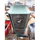 A VINTAGE STYLE WALL MOUNTED LANTERN