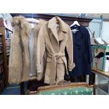 A MULBERRY LADIES CAMEL COAT