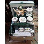 A COLLECTION OF PORTMEIRION CERAMIC NAPKIN RINGS