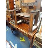 A VICTORIAN MAHOGANY SMOKER'S CABINET