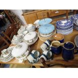 A COLLECTION OF VINTAGE MIDWINTER 'SIENNA' DINNER WARES