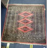 A RED GROUND RUG