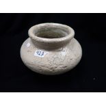 A JAPANESE STYLE CRACKLE GLAZED POT,