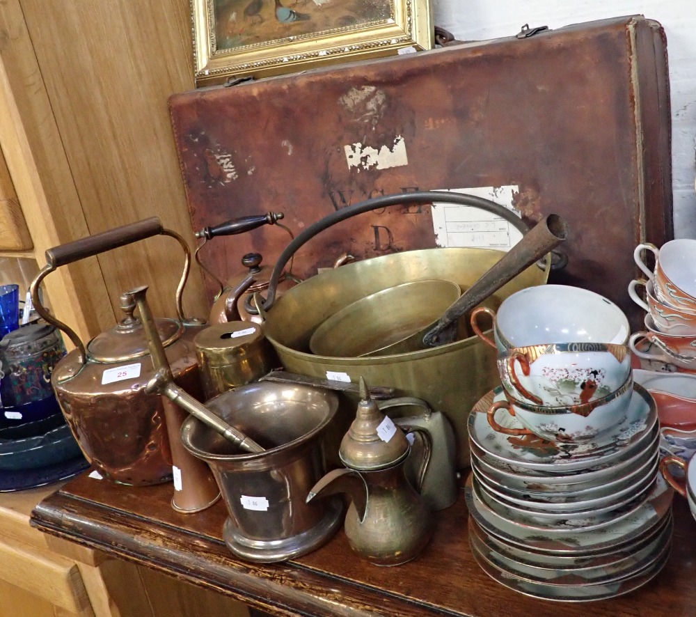 A VICTORIAN COPPER KETTLE