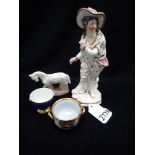 A 19TH CENTURY STAFFORDSHIRE FIGURE