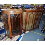 A 1930S GLAZED DISPLAY CABINET