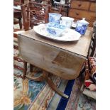 A REGENCY MAHOGANY SOFA TABLE