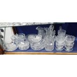 A COLLECTION OF CUT GLASS BOWLS
