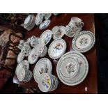 A LARGE COLLECTION OF PORTMEIRION BOTANICAL GARDEN DINNER WARE