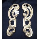 A PAIR OF 19TH CENTURY GILTWOOD CARVINGS