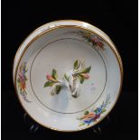 A LARGE 19TH CENTURY SPODE LID