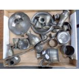 A COLLECTION OF PEWTER