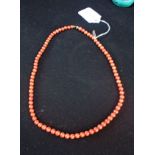 A CORAL NECKLACE