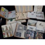 A COLLECTION OF CUTTINGS AND SCRAP ALBUMS