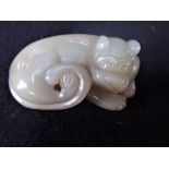 A CHINESE JADE ANIMAL