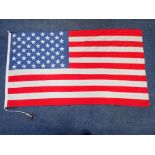 A VINTAGE STYLE AMERICAN FLAG