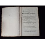 WILLIAM CURTIS: 'THE BOTANICAL MAGAZINE; OR, FLOWER-GARDEN DISPLAYED', LONDON 1787, Vol 1 (only)