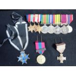 A GROUP OF SECOND WORLD WAR MEDALS, INCLUDING THE AFRICA MEDAL