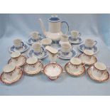 A ROYAL DOULTON 'CRANBOURNE' COFFEE SET