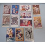 'BONZO': A COLLECTION OF 'THE STUDDY DOG' POSTCARDS,