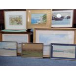 A COLLECTION OF LANDSCAPE WATERCOLOURS