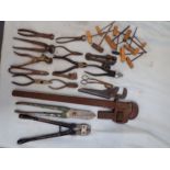 A COLLECTION OF HAND TOOLS