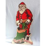 A VINTAGE AMERICAN STYLE SHOP DISPLAY 'MERRY CHRISTMAS' SIGN