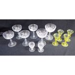 A COLLECTION OF EDWARDIAN CHAMPAGNE COUPES
