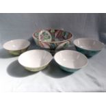 A COLLECTION OF CONTEMPORARY CHINESE BOWLS (5)