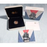 THE ROYAL MINT: 'THE 75TH ANNIVERSARY OF VE DAY' GOLD SOVERIGN