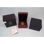 THE ROYAL MINT: 'THE QUEEN'S BEASTS THE LION OF ENGLAND' UK QUARTER OUNCE GOLD PROOF COIN