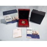 THE ROYAL MINT: '250TH ANNIVARSARY OF CAPTAIN JAMES COOK'S VOYAGE OF DISCOVERY' 2019 UK Â£2 GOLD PRO