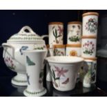 A COLLECTION OF PORTMEIRION 'BOTANIC GARDEN' STORAGE JARS