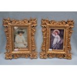 A PAIR OF VICTORIAN PICTURE FRAMES