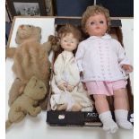 TWO VINTAGE DOLLS