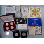 A COLLECTION OF PROOF, COMMEMORATIVE COINS