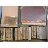 A COLLECTION OF 18TH CENTURY LEATHER BOUND SHAKESPERE BOOKS