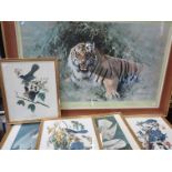 AFTER DAVID SHEPHERD: 'TIGER FIRE', SIGNED