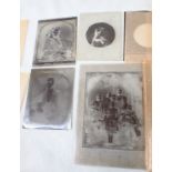 FOUR VICTORIAN GLASS-PLATE PHOTOGRAPHIC NEGATIVES