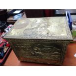 BRASS COAL BOX